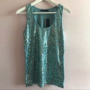 Sequin Tank Top